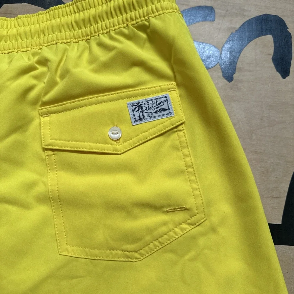 Polo Ralph Lauren Classic Bathing Suit Big & Tall Yellow New‎ SIZE 3XB